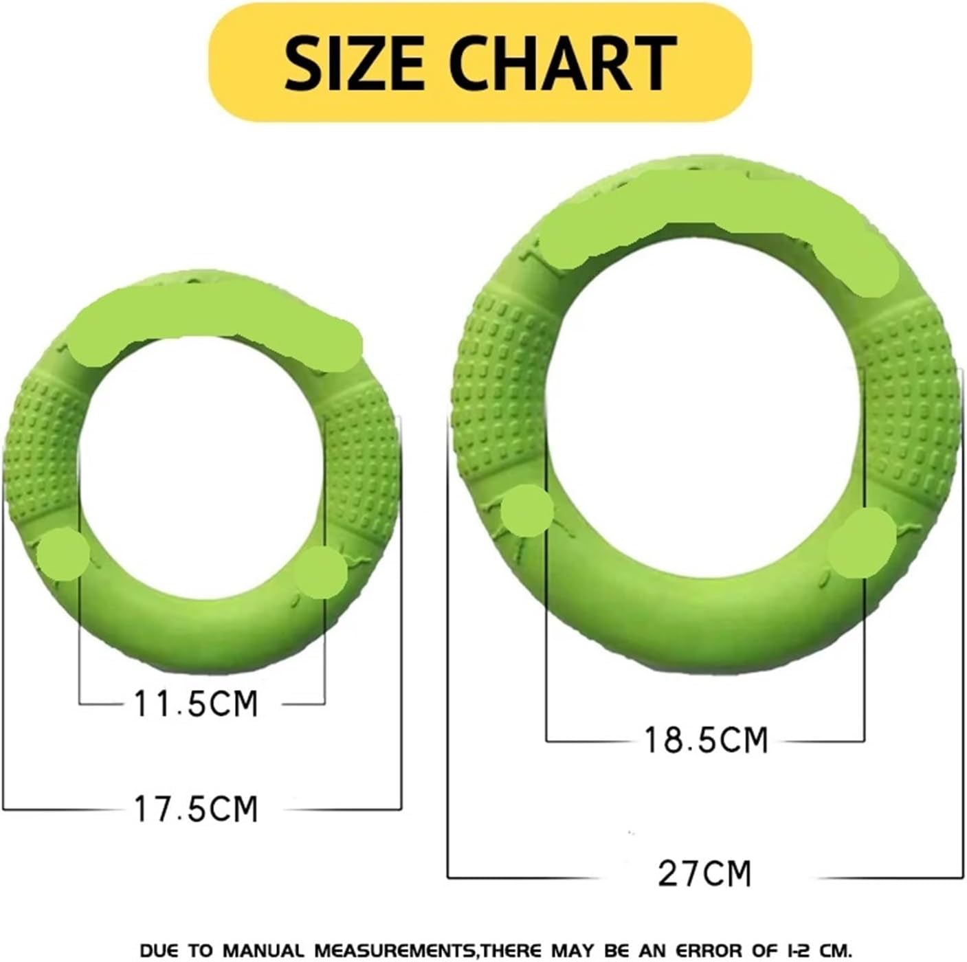 Floating Water Dog Toys Pet Flying Disk Training Ring Interactive Toy Puller Chewing，Compatible for Small Medium Dogs(Orange,27CM)