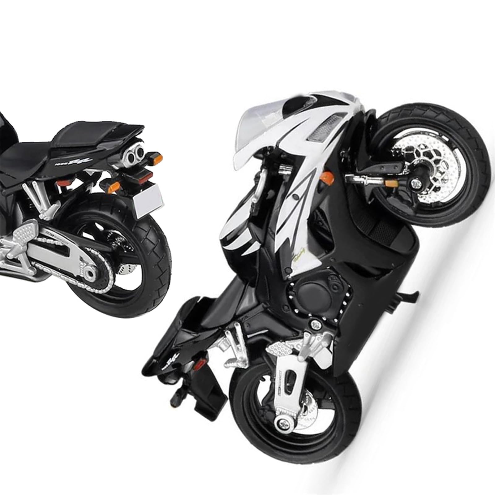 CBR1000rr modèle de moto robuste course sur route 1:18 miniature - 8