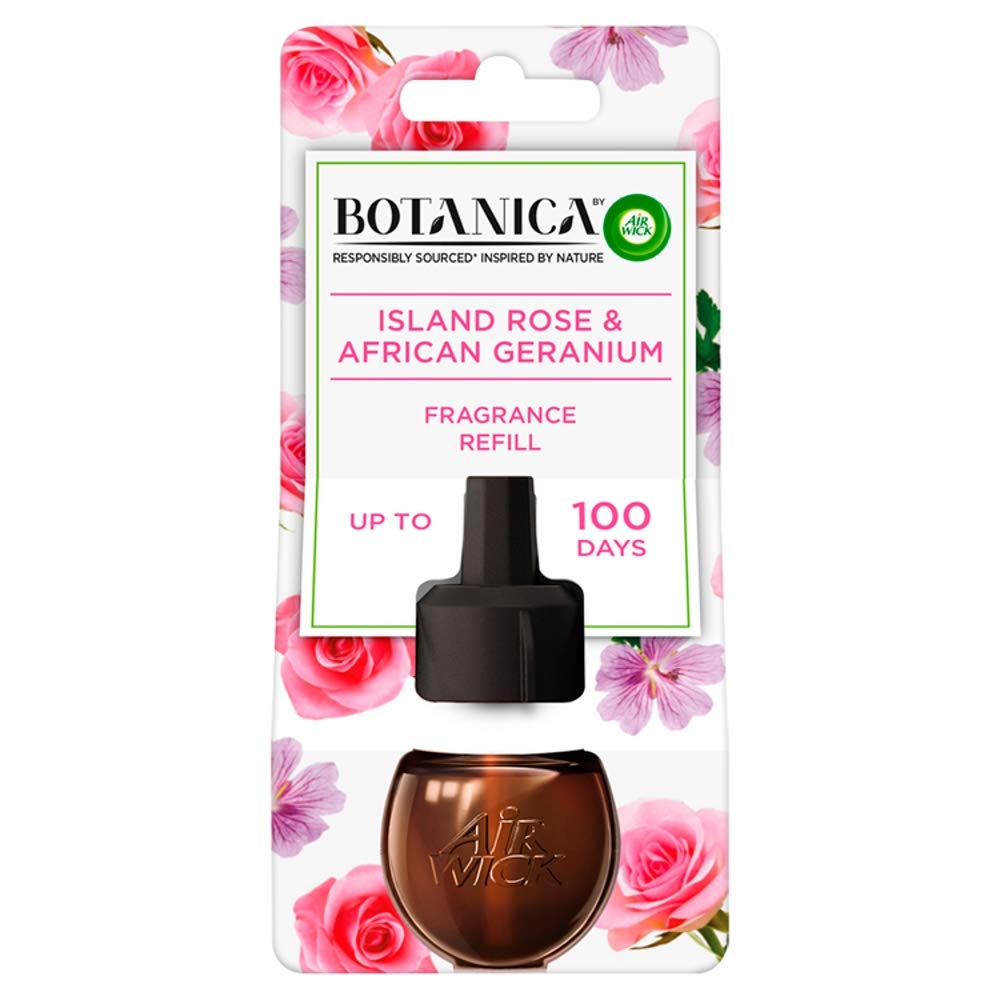 Scented Oil for Electrical Plug Diffuser Island Rose and African Geraneum Refill, 19 ml