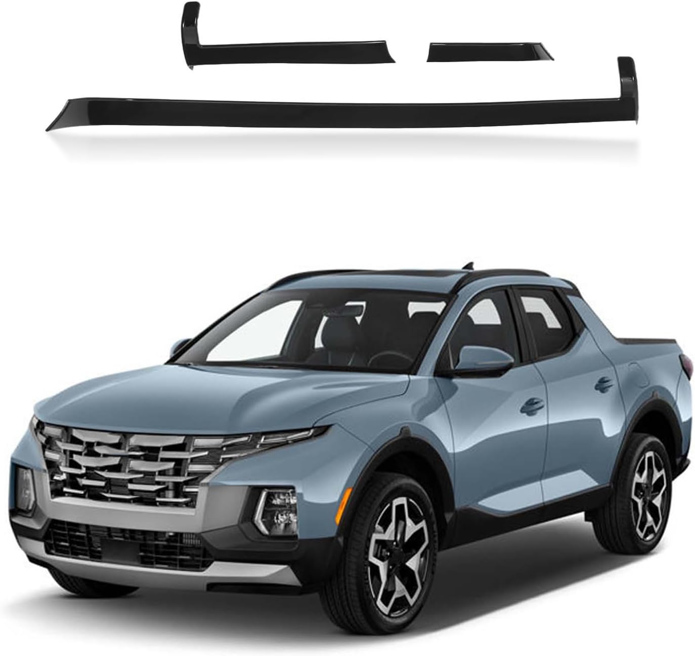 Center Consoles A/C Outlet Frame Trim Compatible with H-yundai Tucson/Santa Cruz 2022-2024, ABS Dashboard Air Vent Decor Cover Accessories