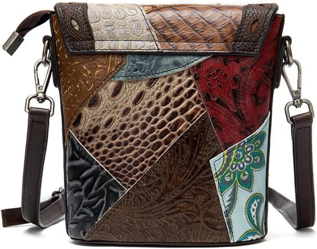 Eysee Cossbody Bags, Cowhide Leather Shoulder Bags, Women Pouch Multicolor