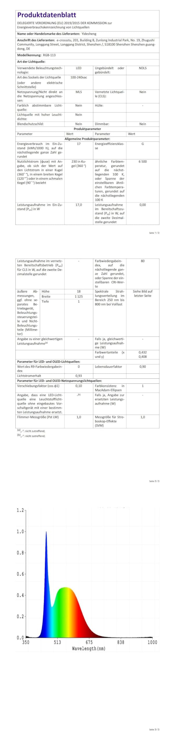Oświetlenie LED do akwarium, 13,2 W, RGB, IP67, timer, słodkowodne