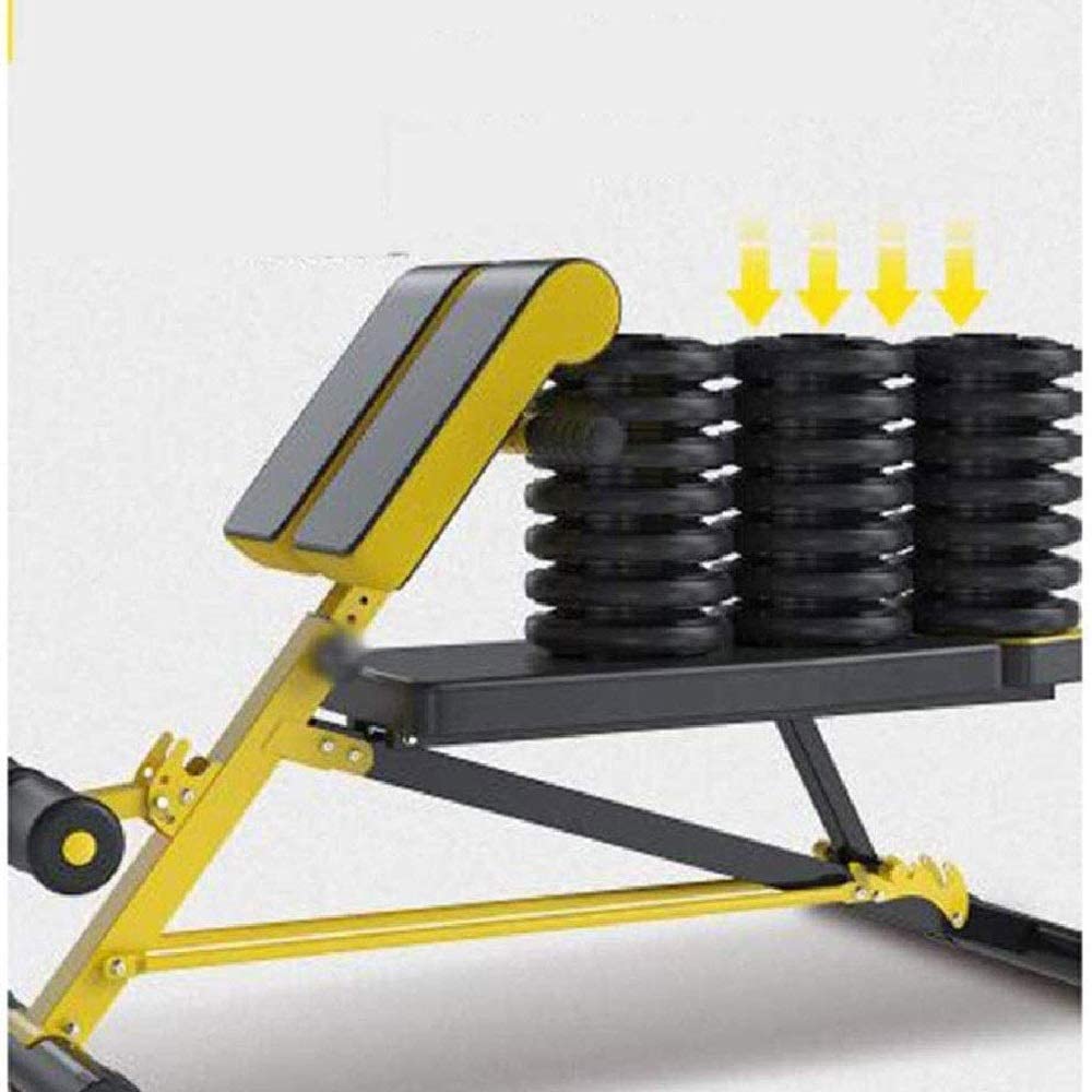 Ławka Do Ćwiczeń Z Regulowaną Deską Do Brzuszków, Ławka Do Ćwiczeń Z Regulowanym Składanym Rzymskim Stołkiem, Krzesło Fitness, Wielofunkcyjna Ławka Do Brzuszków Z Hantlam