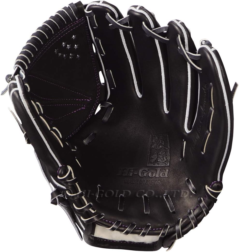 HIGOLD WKG5031T D-3 Grab, Technical Origin Hard and Soft Multi-Purpose, for Pitchers, Right Throw, Black