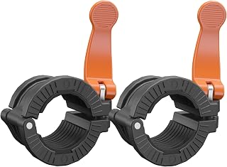 MAXRICH Barbell Clamps 1 Inch or 2inch - 2 PCS Adjustable Barbell Clips Quick Release Locking Weight Clips Olympic Barbell Collars