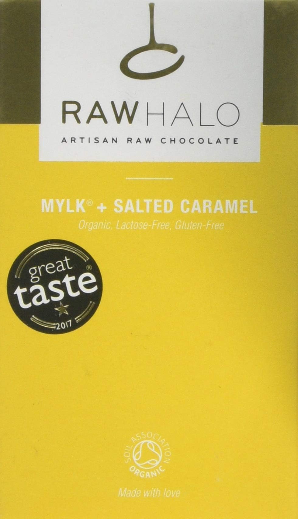 Raw Halo Og Mylk Salted Caramel Raw Chocolate