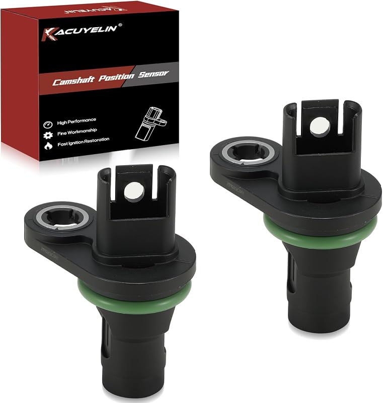 Sensor de posição do comando de válvulas KacuYelin PC770 para BMW 128i, 135i, 328i, 335i, X3, X5 e outros – Conjunto com 2