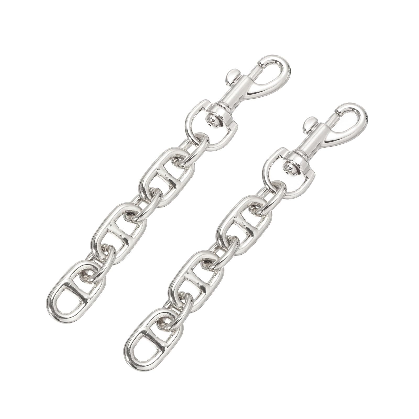 Rallonge de sangle de sac à main uxcell en alliage argenté de 12 cm pour femme