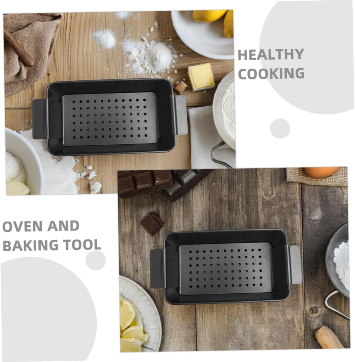 GLEAVI 2pcs Bread Mold for Baking Non-stick Toast Baking Tray Lid Home Tools Accessories for Bread Sandwich Molds Cake Moulds Toast Box for Cooking Heavy Duty Pan