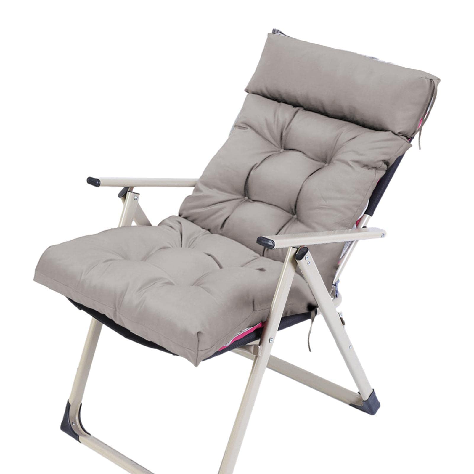 Adirondack Gartenstuhlkissen | Terrassenstuhlkissen für Adirondack Stuhl | Hochlehner Stuhlkissen | Dickes Gartenstuhl Sitzpolster langlebig und bequem Outdoor-Kissen 130 x 55 cm