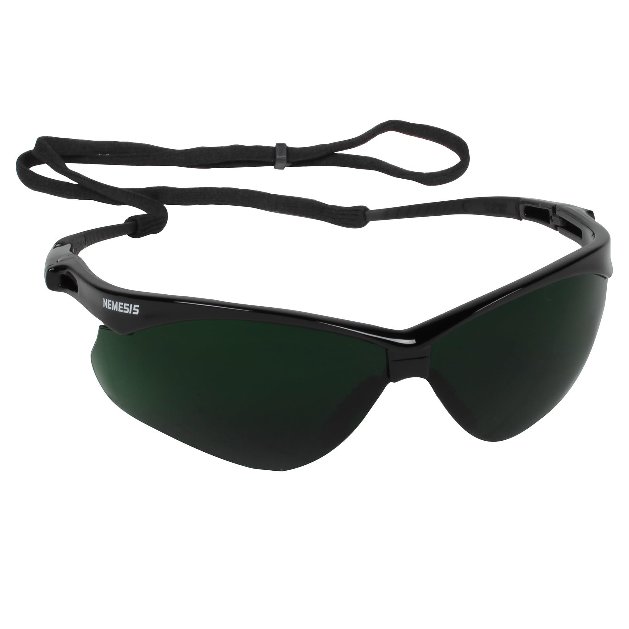 KLEENGUARD Nemesis CSA Safety Glasses (20640), CSA Certified, IRUV Shade 5.0 Lens with Black Frame, 12 Pairs / Case