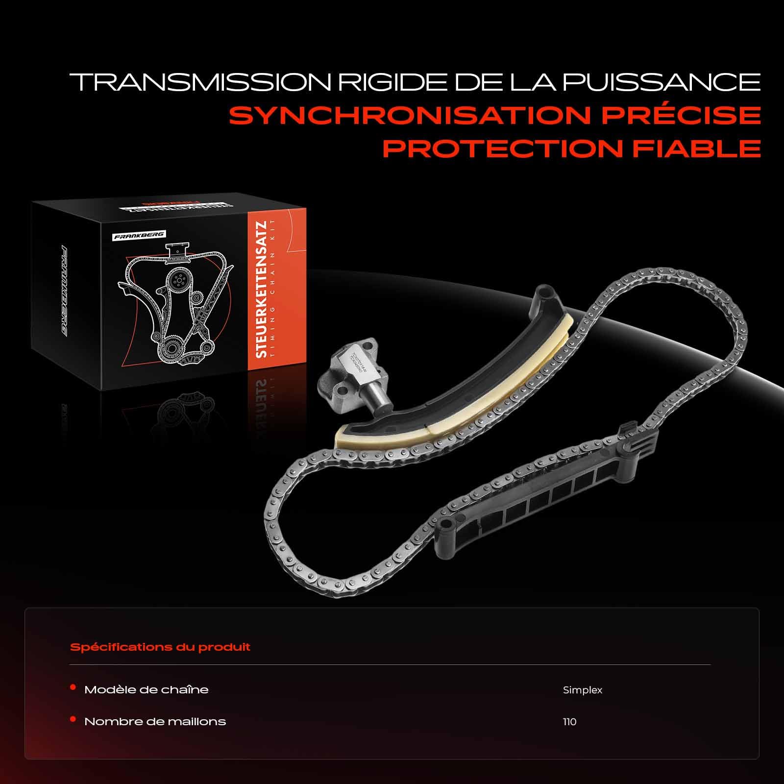 Frankberg Kit de chaîne de distribution 1609970594