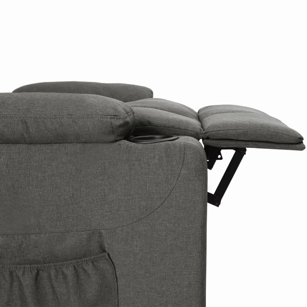 vidaXL Poltrona Reclinabile in Tessuto Regolabile Arredo Sedia Colori Diversi