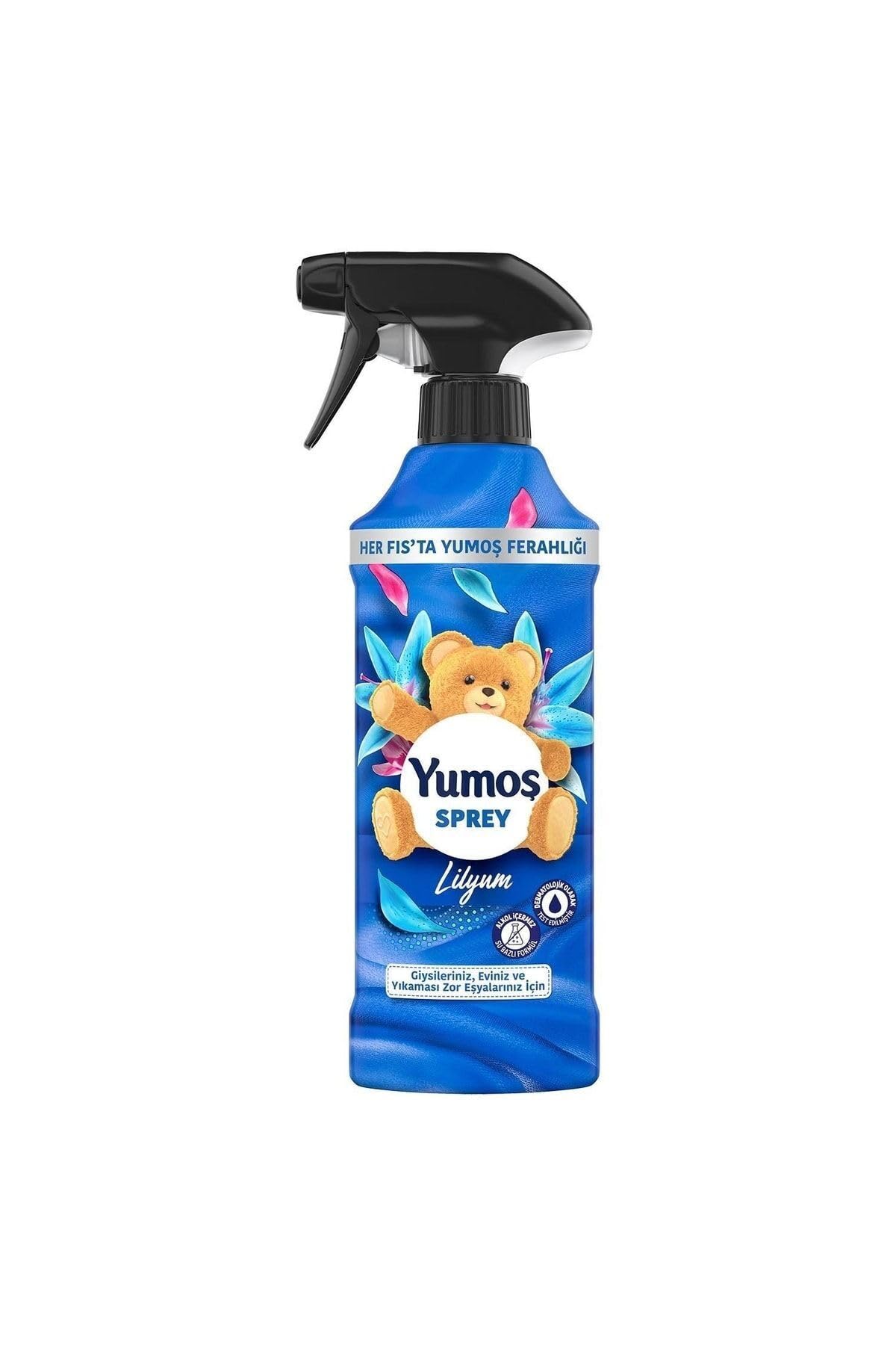 Yumoş Sprey Lilyum Kumaş Yumuşatıcısı, 450 ml