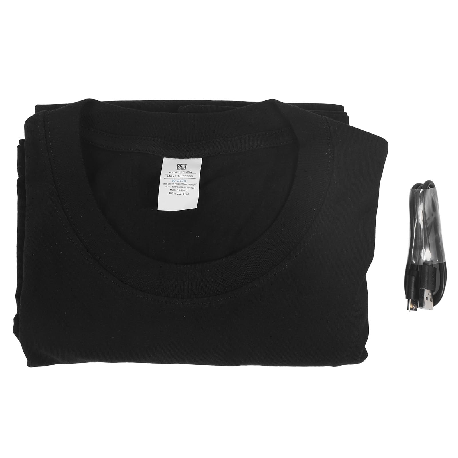 Bewinner T-Shirt LED avec écran programmable - T-Shirt Lumineux Bluetooth, Contrôle APP, Batterie intégrée 1500mAh (Taille XXL)