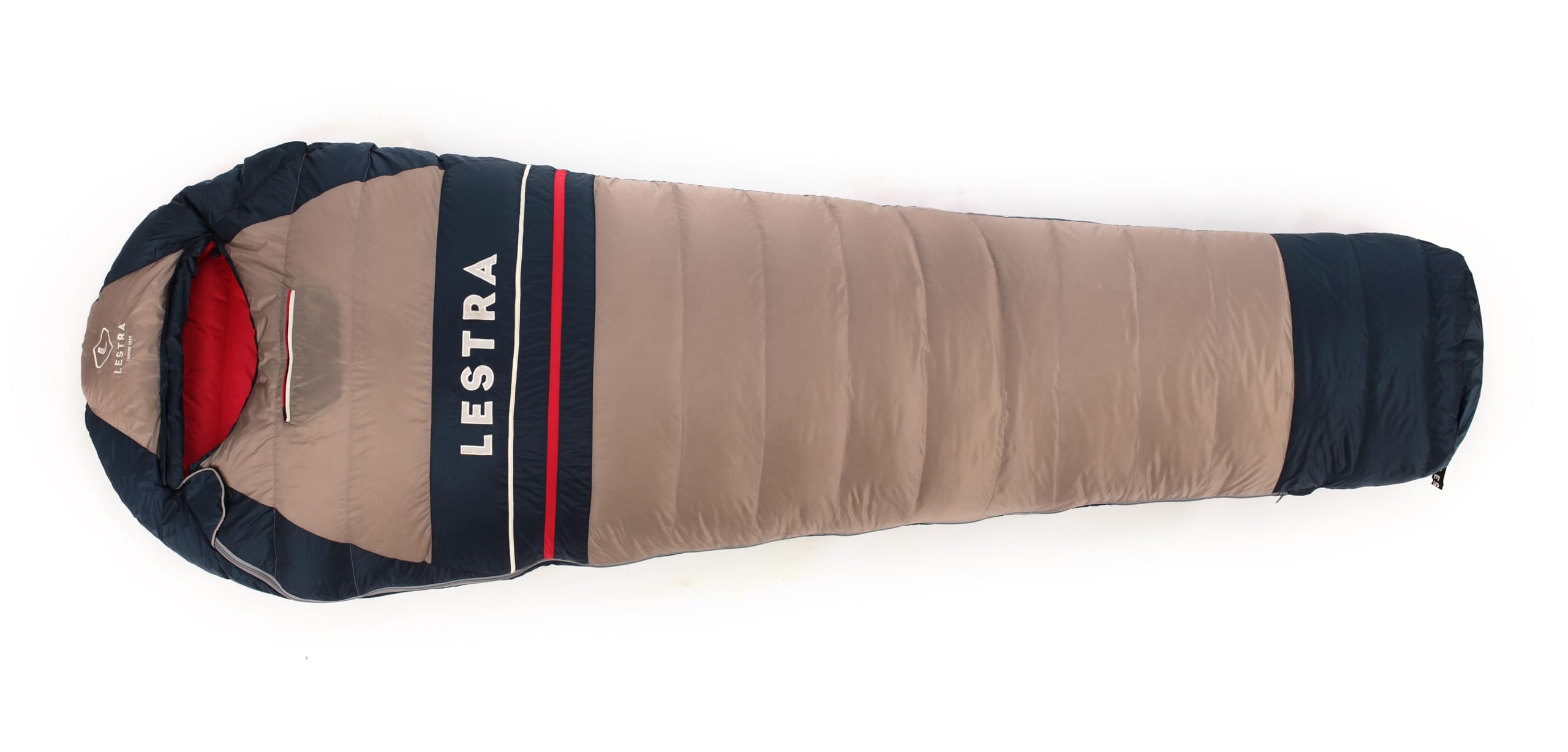 Lestra Sport - Alaska - Saco de Dormir Frío Extremo - T° Límite Confort -09 °C - Plumón de Pato - Adulto - 220 x 80 cm - 1,2 kg