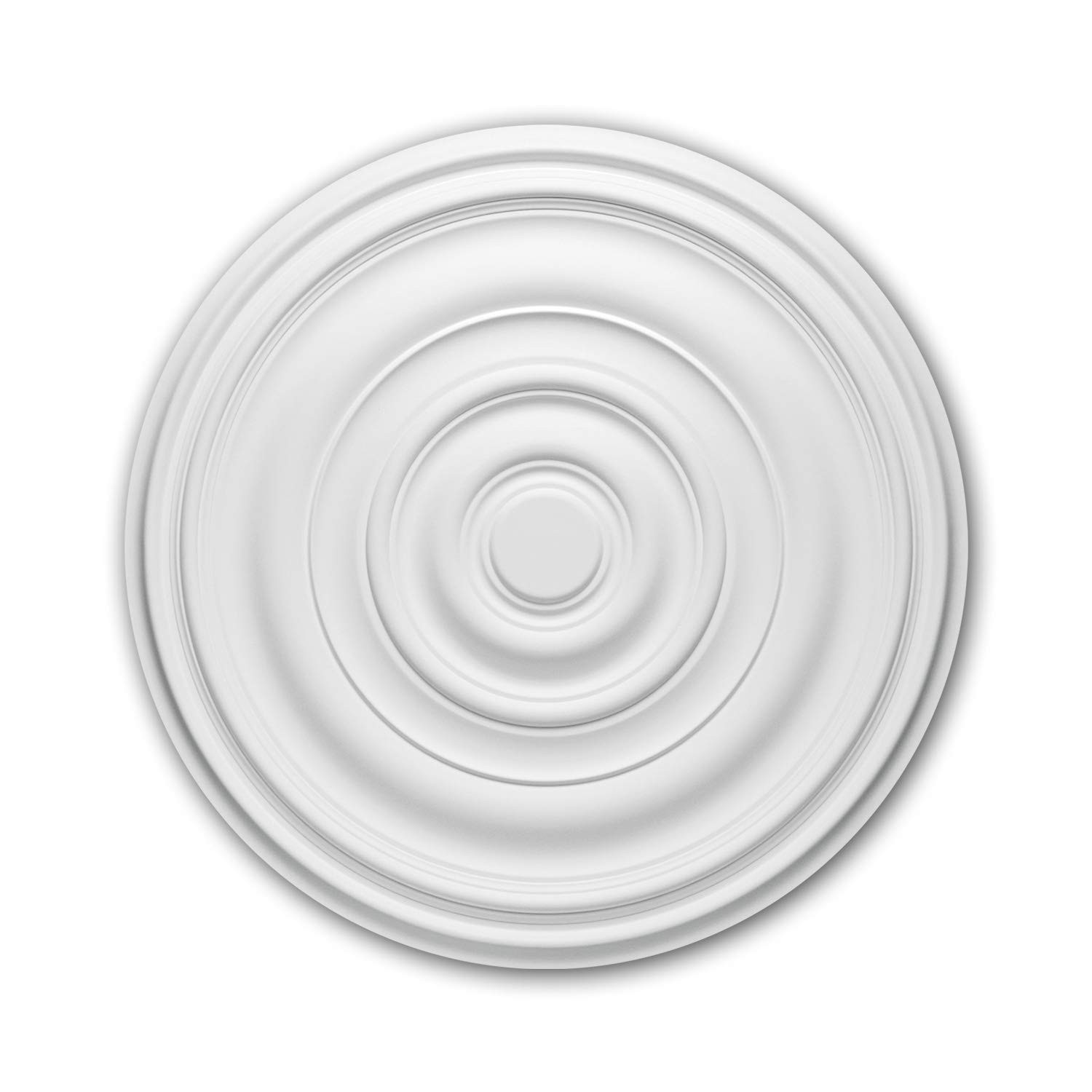Rosace Profhome 156018 en polyuréthane de 74,5 cm pour habiller le plafond de votre salon