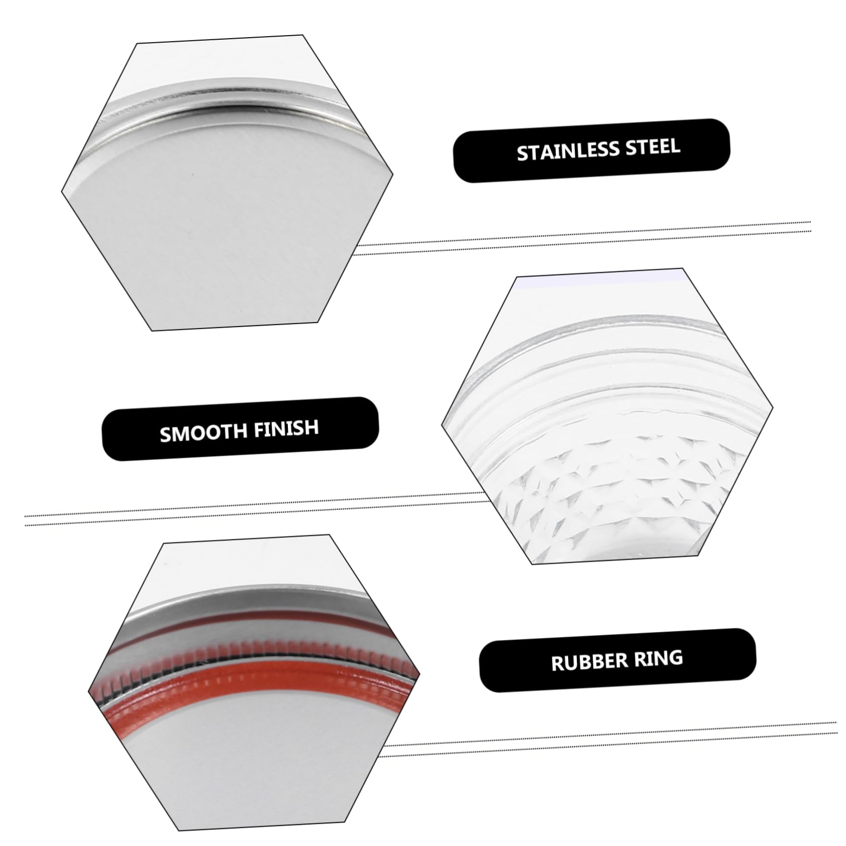 TOPBATHY 10 Piezas Frascos de Transparentes de Tarros Sellados para Almacenamiento de Miel y Jugos Recipientes de Cocina para Conservas y Alimentos