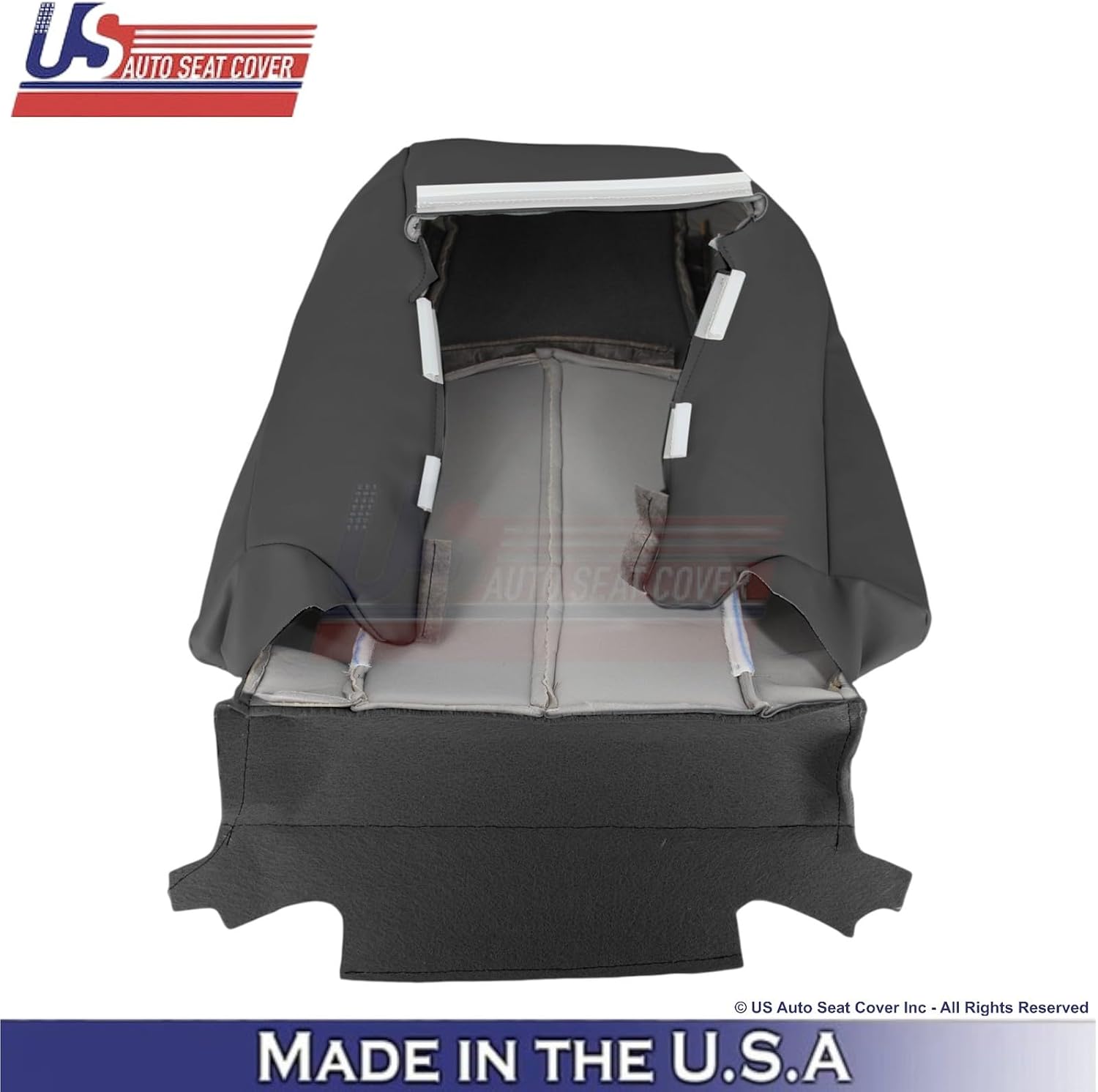 2009-2013 fits Infiniti G37 Genuine Leather Front Driver Top Seat Cover Graphite