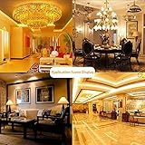 ZHENMING E12 Dimmable LED Candle Bulb Pure K9 Glass Crystal LED Light Bulb Candelabra Clear Lamp, 240V 3W (30W), 2-Pack (Warm White 2700K) - Image 5