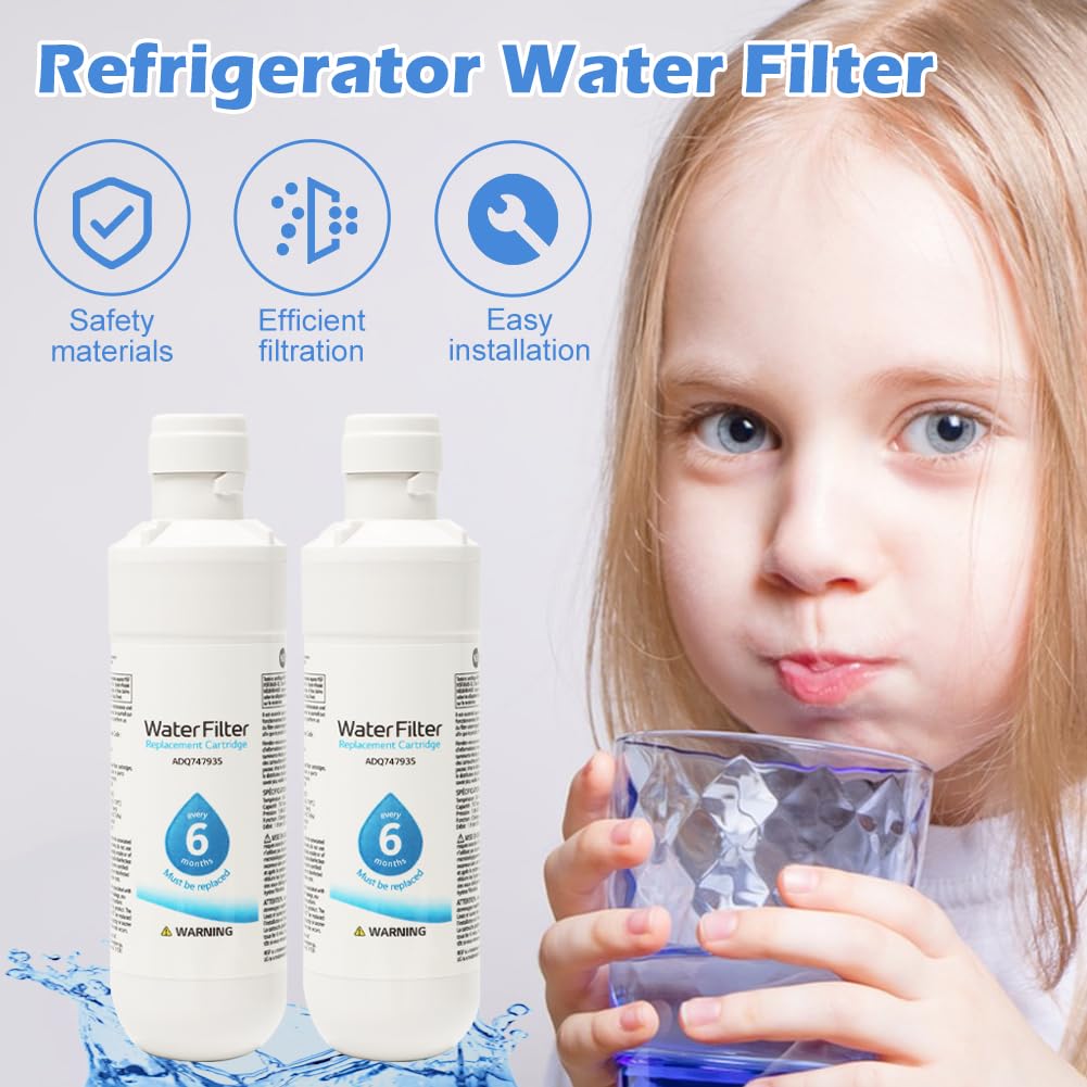 Kühlschrank Wasserfilter Ersatz für Kenmore9980,LT1000p Austauschbarer KühlschrankWasserfilter Ersatz,Refrigerator Water Filter fur Kuehlschranks,Geruchsfilter Ersatzteil für Luftnetz(2stück)