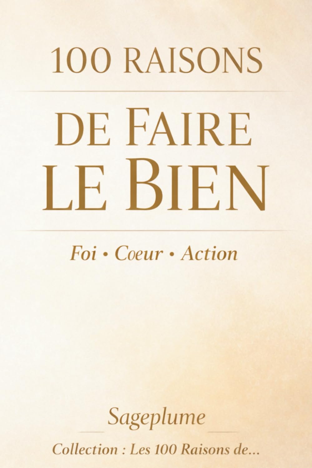 100 raisons de faire le bien: Livre de développement personnel chrétien pour grandir spirituellement et développer son intelligence émotionnelle
