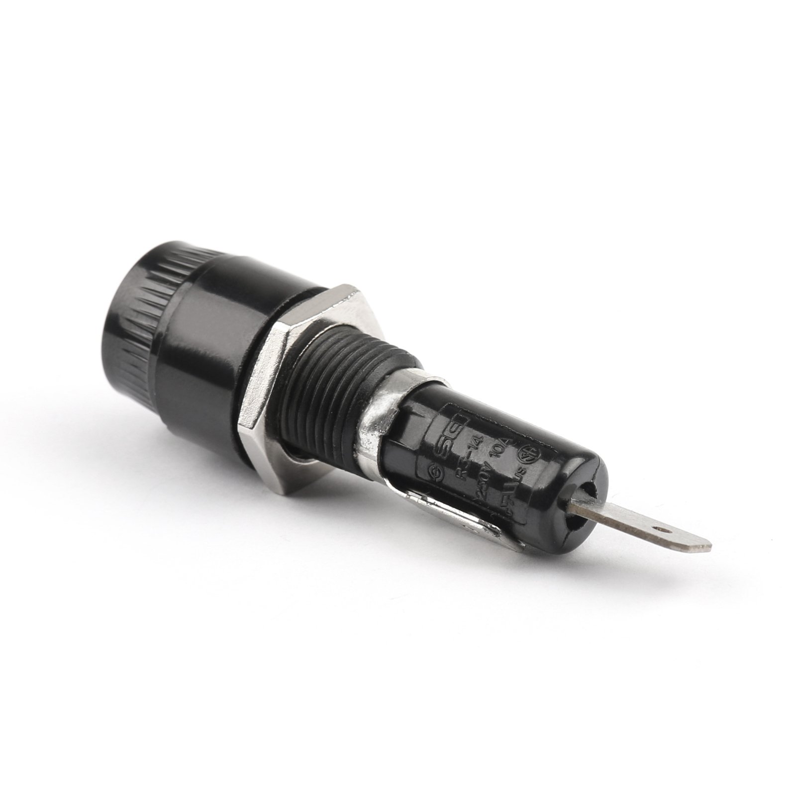 Portafusibili A Pannello Topteng R3-14C - Per Fusibili Vetro 6x30mm - 10A 250V - Montaggio Facile - Foto 6