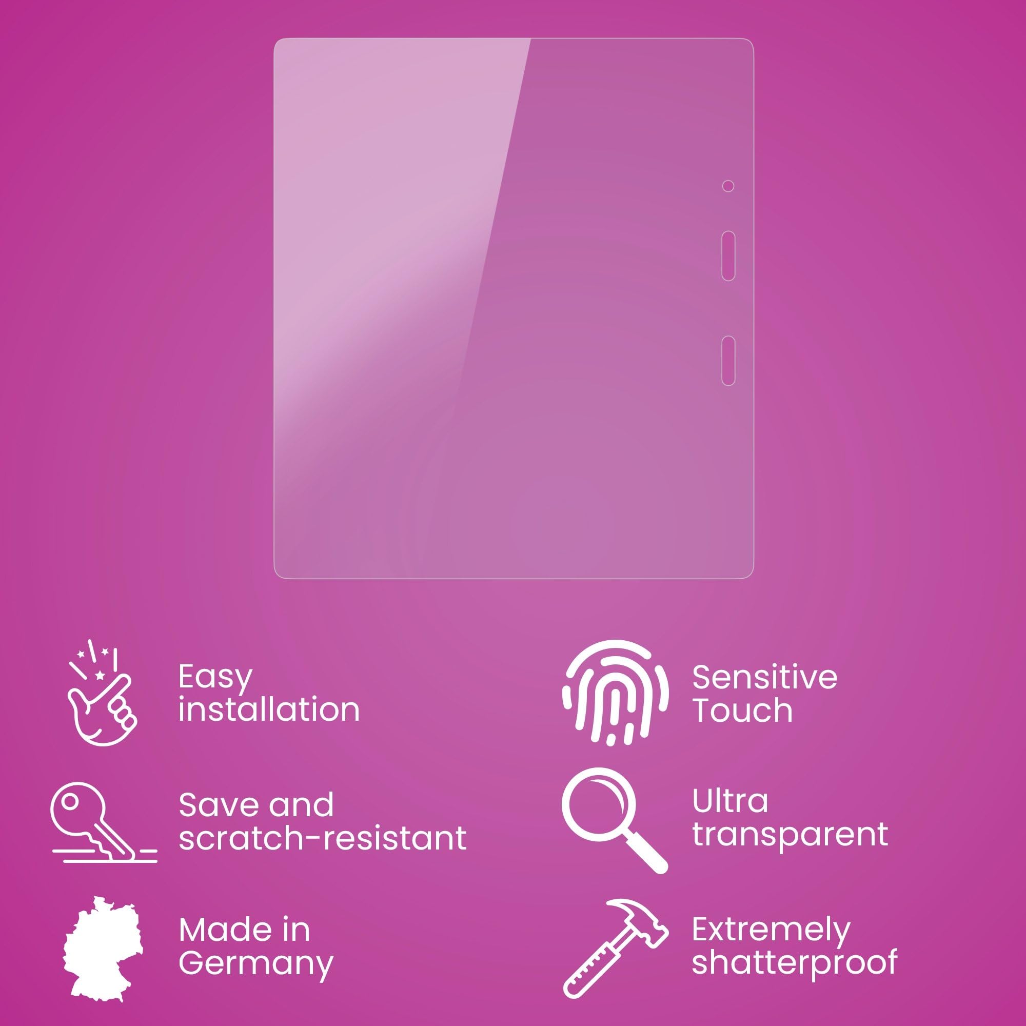 AtFoliX Glass Protector For Amazon Kindle Oasis Model 2019 9H - View #7