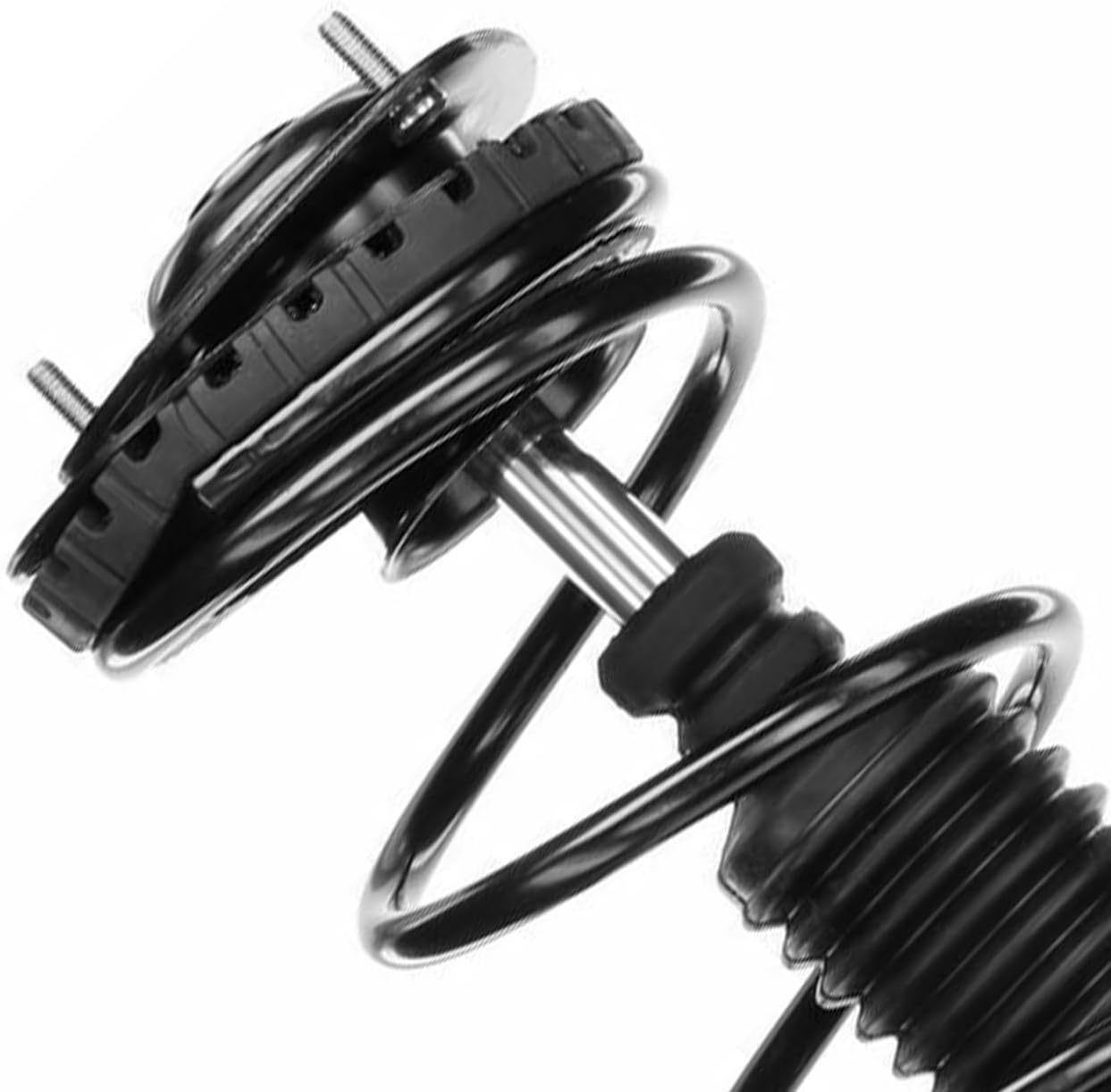 Detroit Axle - 2pc Rear Struts for 2002 2003 Subaru Impreza [Outback] Ready Struts with Coil Spring Assembly Replacement Suspension