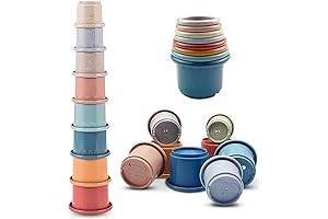 Baby Stacking Nesting Cups Toy: Essential Montessori Plaything for Budding Toddlers