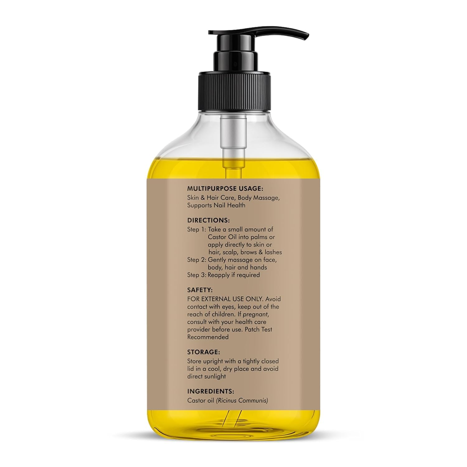 Majestic Pure Castor Oil - 100% Pure & Natural - Premium Grade, Cold Pressed, Hexane Free - Hair, Eyelashes, Eyebrows, Nails - Moisturizing & Nourishing - 16 Fl Oz - Image 8