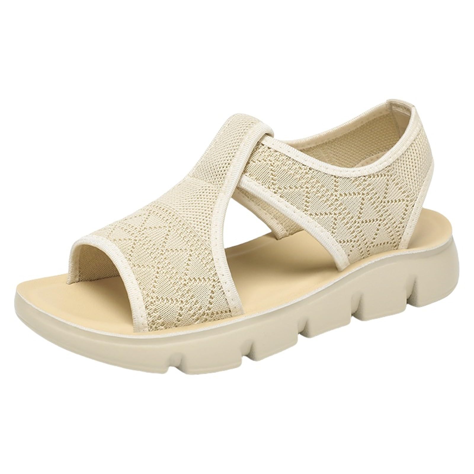 KQIVAM 2025 Sandales Femmes été Sandals de Marche Femme Confortables Orthopédique Confortable Chaussures Plateforme Chaussures Antidérapantes Respirantes Bohême Bout Ouvert Sandale avec Talon Bloc KQIVAM 2025 Sandales Femmes été Sandals de Marche Femme Confortables Orthopédique Confortable Chaussures Plateforme Chaussures Antidérapantes Respirantes Bohême Bout Ouvert Sandale avec Talon Bloc