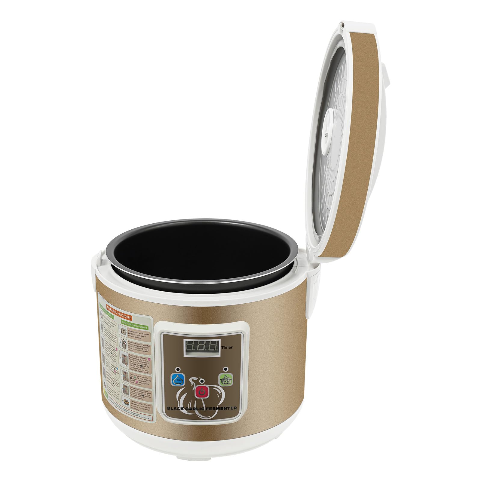 5 l automatyczny fermentator czarny czosnek, pojemnik fermentujący 220 V