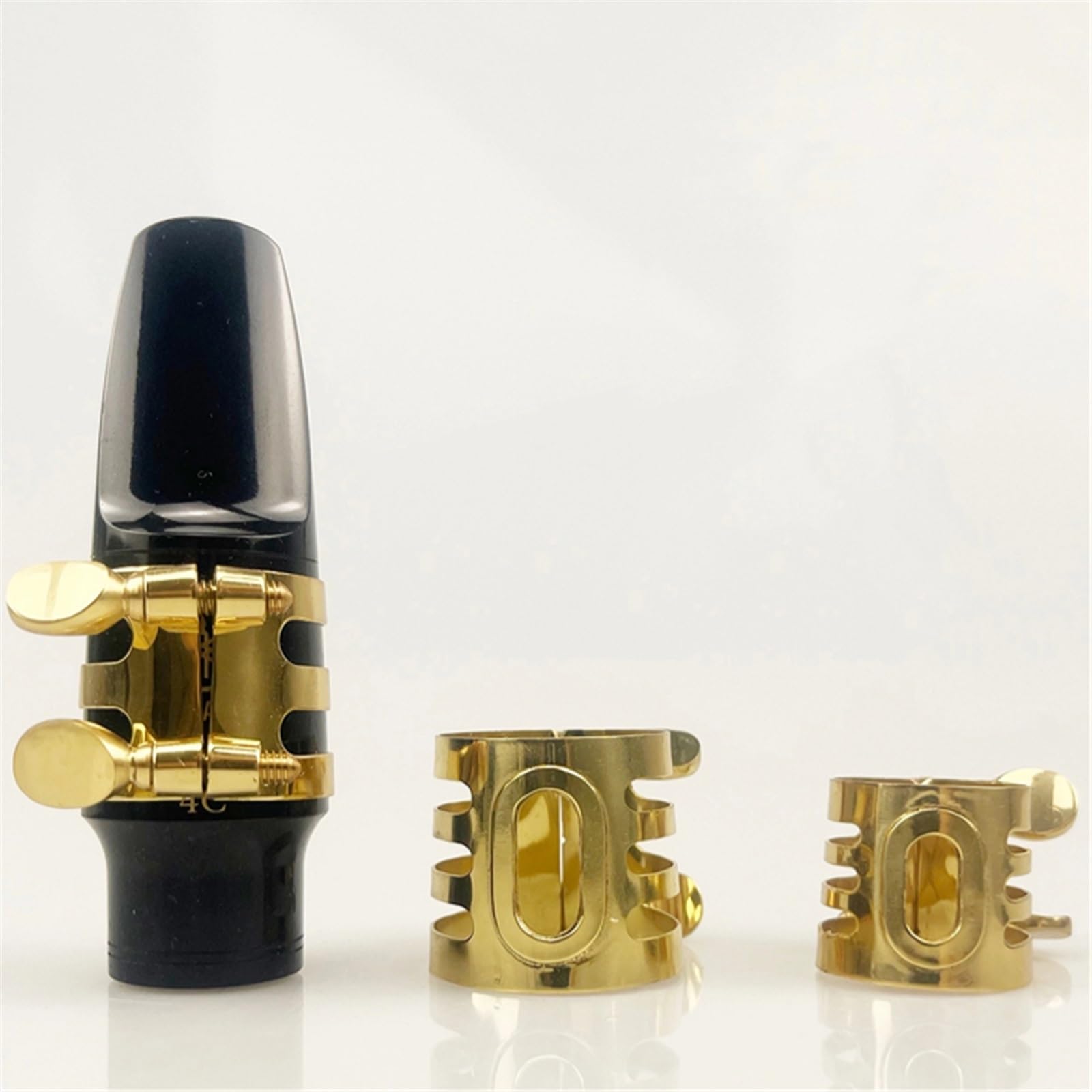 Morsetto per bocchino per sassofono contralto, morsetto per ance tenore e ancia acuta in metallo, accessori per strumenti musicali(Tenor)