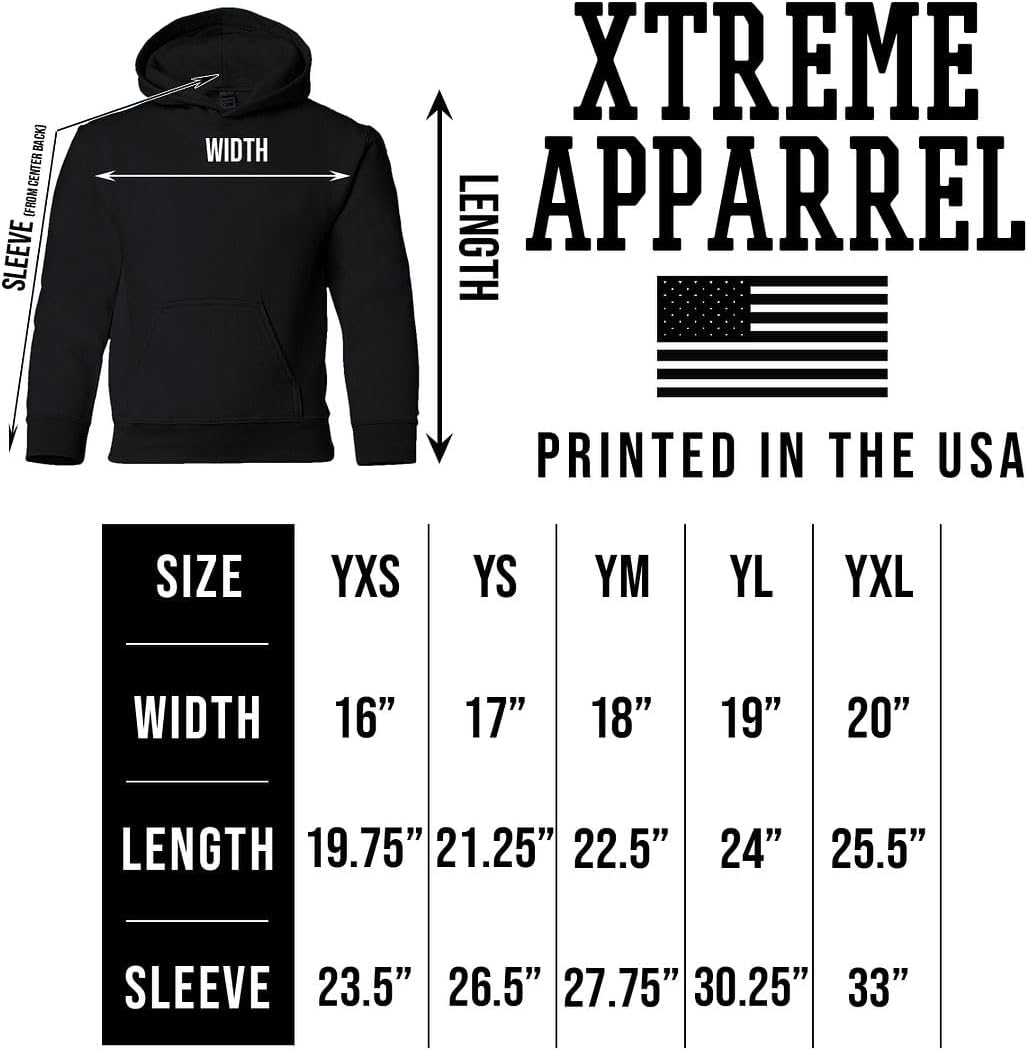 Xtreme Apparrel Go Big or Go Ma'homes Kid's Hoodie Sweatshirt for Football Fans