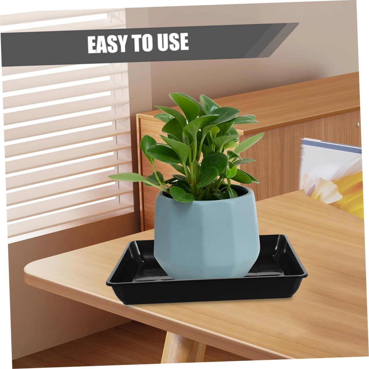 3pcs Heavy Duty Plant Saucer Plastic Drip Tray for Indoor and Outdoor Flower Pots No Easy to Clean Multi Options Sturdy Base for Moisture Control