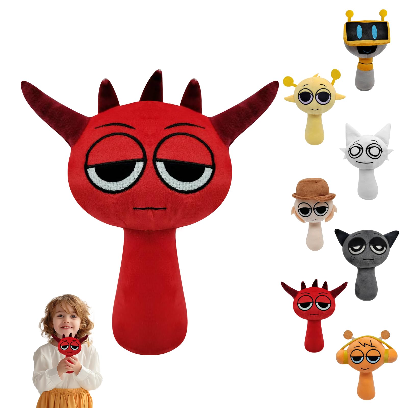 S-prunki Plushies, 9.8" S-prunki Plush, Peluche S-prunki Wenda, Suaves y Lindos SPR-unki Wenda Plush, Muñeco De Peluche Wen-da De Anime, Presentes para niños y niñas y Fans — view 9