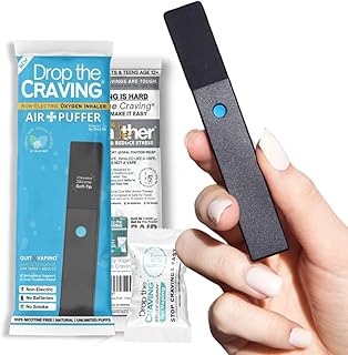 Quit Smoking air Inhaler Behavioral Support to Overcome Cravings and Replace The Habit of Holding Feel or Puff (Unlimited Puff, 1 Pack)