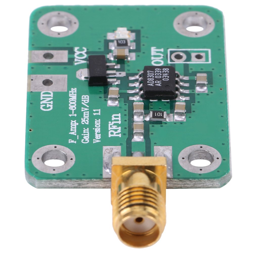 Akozon RF Signal Power modul Meter Logarithmischen Detektor hohe Frequenz -74dBm zu 18dBm Radio Frequency Detection
