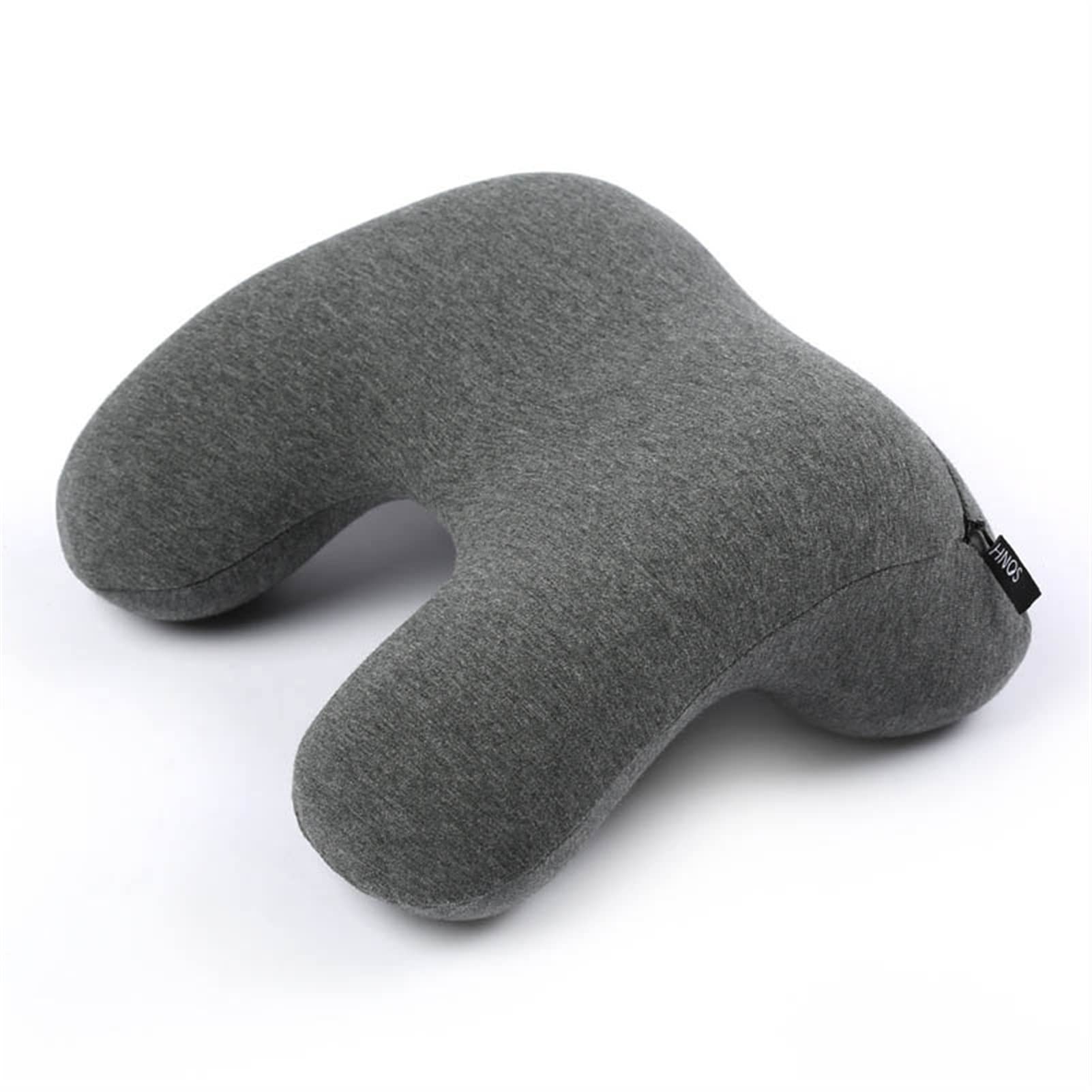 Cuscino Multiuso a Forma di U Cuscini da Viaggio Cuscino Siesta Cuscino per Dormire Cuscino Morbido in Memory Foam per Viaggi Cuscino per pisolino Portatile Morbido (Colore : Verde) (Grigio)