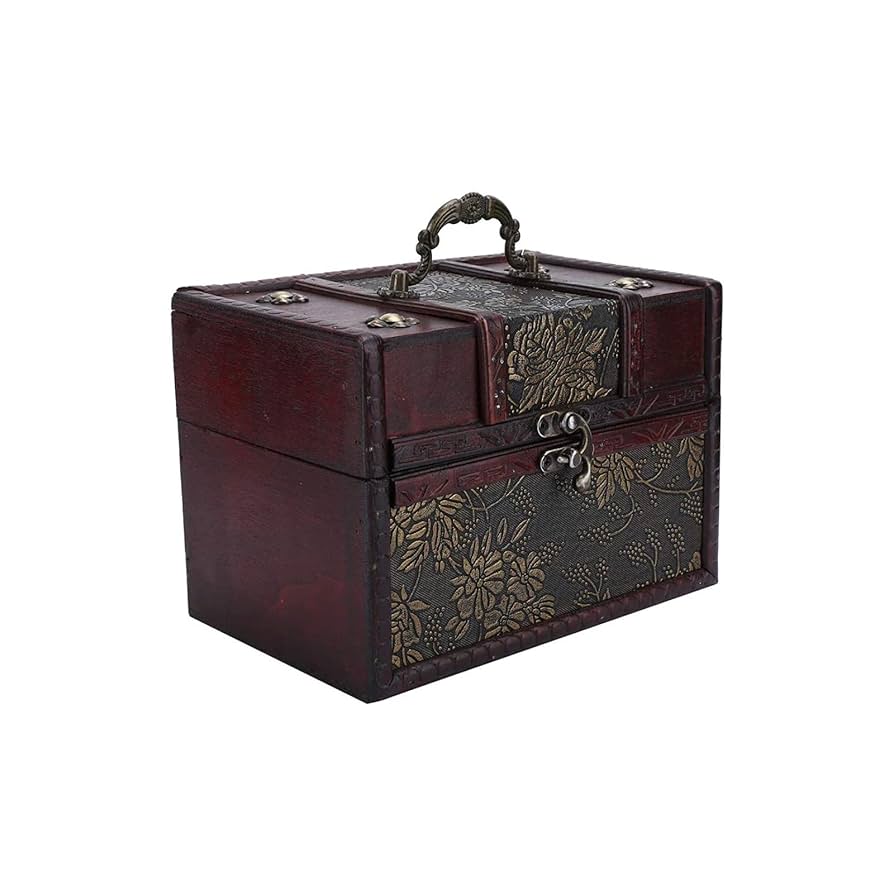 Amazon.com: Vintage Storage Box, Portable Decorative