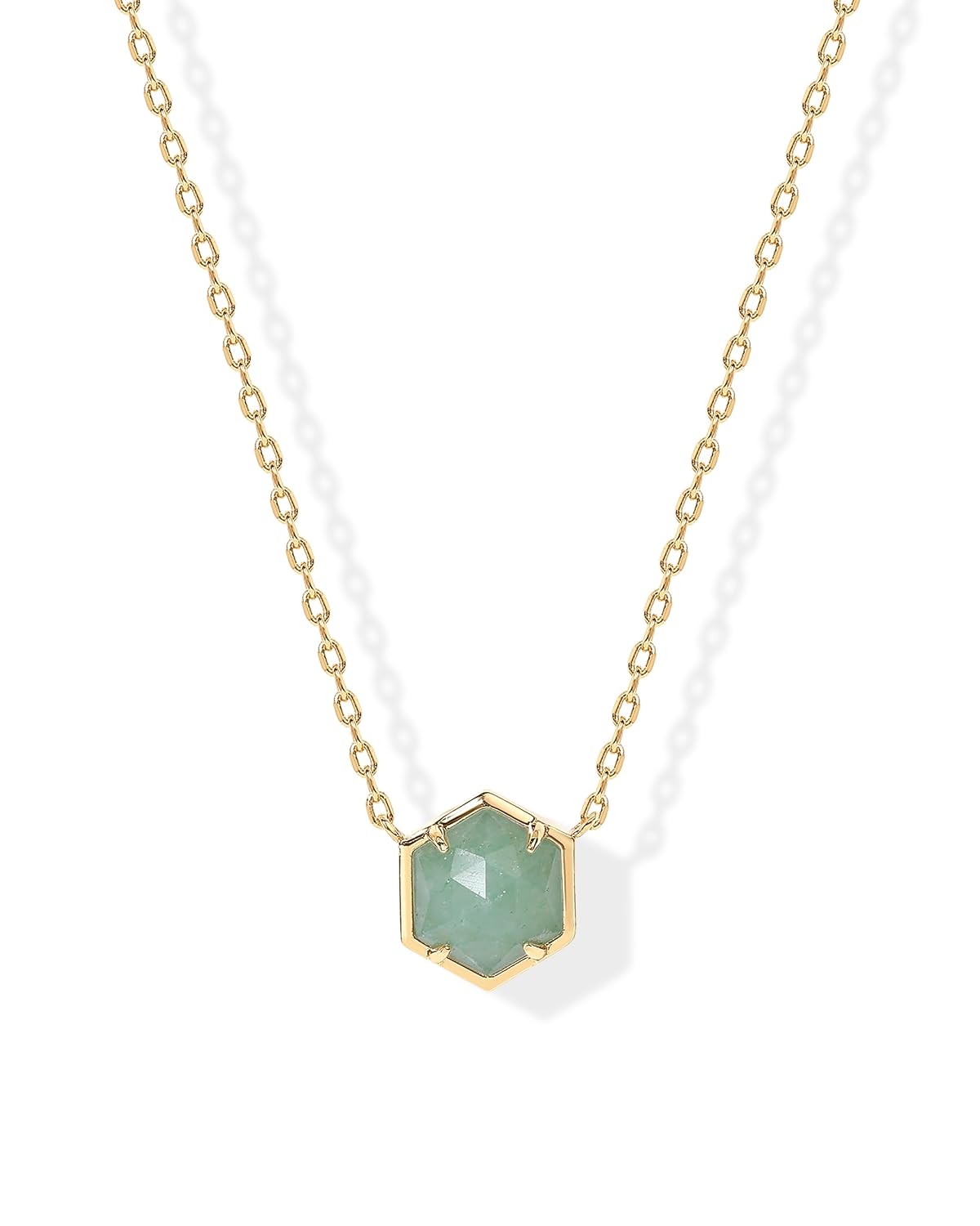 PAVOI 14K Gold Plated Gemstone Pendant Necklace | Dainty Chain Necklaces for Women | Amethyst, Onyx, Green Fluorite, Labradorite, Pearl, Rose Quartz, Agate, Sodalite, Turquoise...