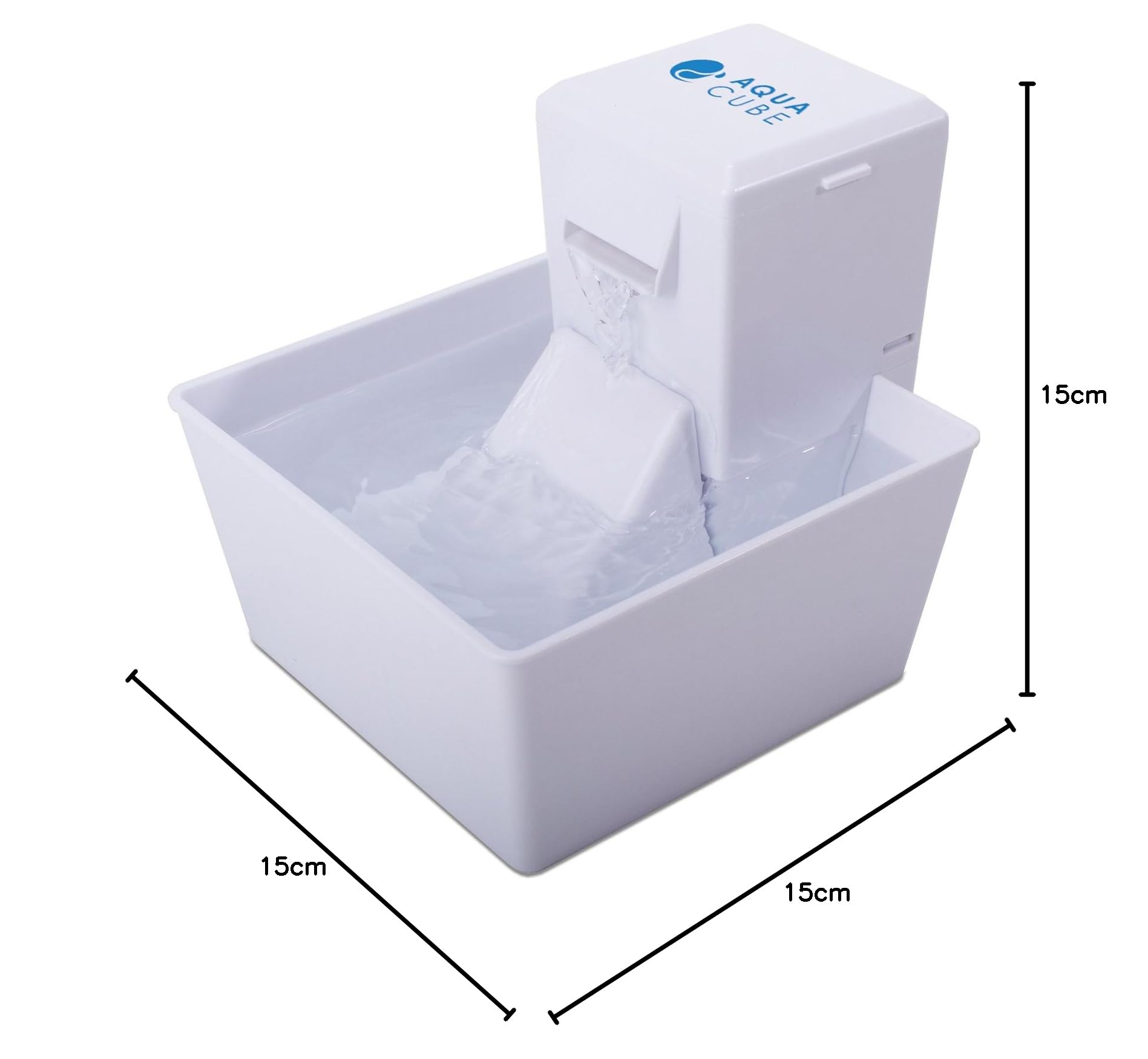 PetSafe Fontanella per animali domestici aqua cube, Cani e Gatti,