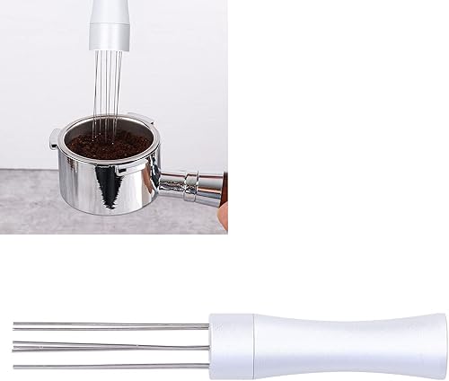 Miniatura 3 de Herramienta de distribución de expreso profesional para café, manipulador de mano Barista, agitador de expreso con mango de aleación de aluminio