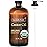 Essentially KateS Castor Oil 16 Fl Oz (Glass Bottle) - 100% Cold Pressed - USDA Organic Certified - Skin Care, Nail Care, Hair Care and Body Care