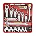 GEARWRENCH 7 Pc. 12 Pt. Flex Head Ratcheting Combination Wrench Set, SAE - 9700