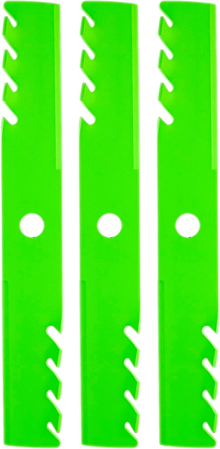 8TEN LawnRAZOR Blade Set for Exmark Lazer Z Radius Pioner E S X Z CT AS AC Series 52" Deck 103-6392 (Mulching) 3 Pack