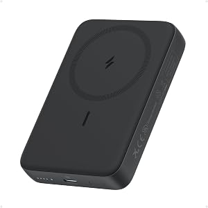 Anker Zolo magnetische Powerbank, kompaktes 10.000mAh Ladegerät mit 30W Max. Schnellladen, kabellos und portabel, hautfreundlicher und robuster Akku, für iPhone 17/16/15 Serie, AirPods und mehr