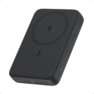 Anker Zolo magnetische Powerbank, kompaktes 10.000mAh Ladegerät mit 30W Max. Schnellladen, kabellos und portabel, hautfreundlicher und robuster Akku, für iPhone 17/16/15 Serie, AirPods und mehr