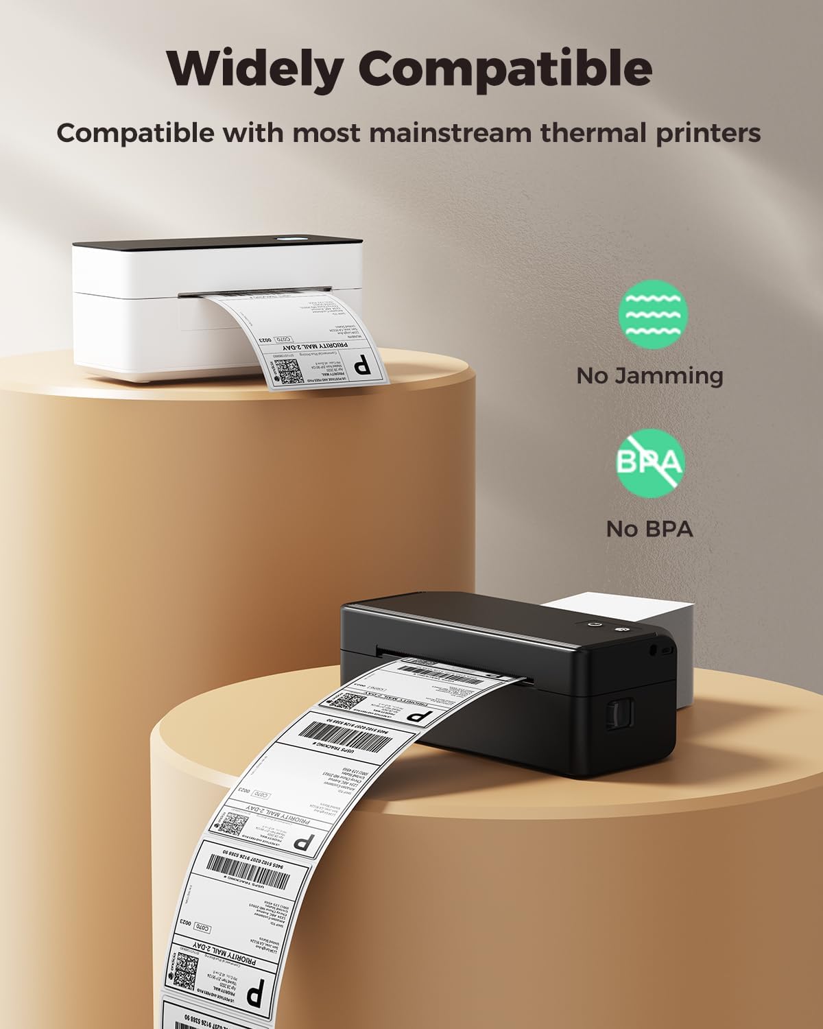 SVANTTO 4x6 Thermal Labels, Strong Adhesive and Perforated Shipping Labels, Thermal Printer Labels for Mailing Postage Address（500Pcs/Stack） - Image 4